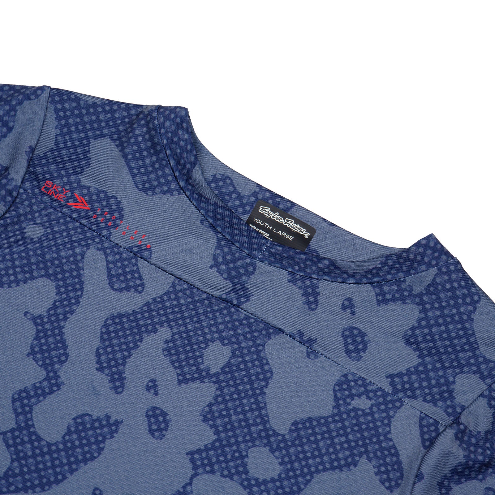 Youth Skyline Short Sleeve Jersey Scrubland Steel Blue - Image 3