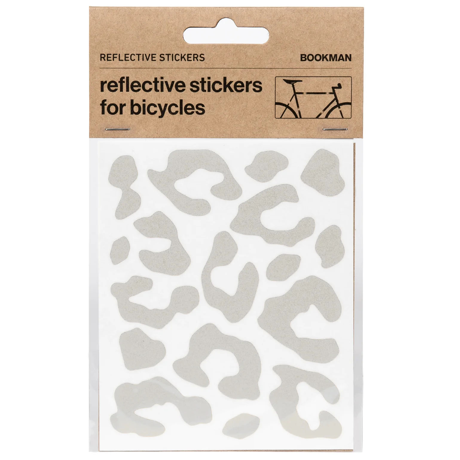 Bookman Visibility Reflective Stickers Leopard White Bookman Visibility Reflective Stickers Leopard White