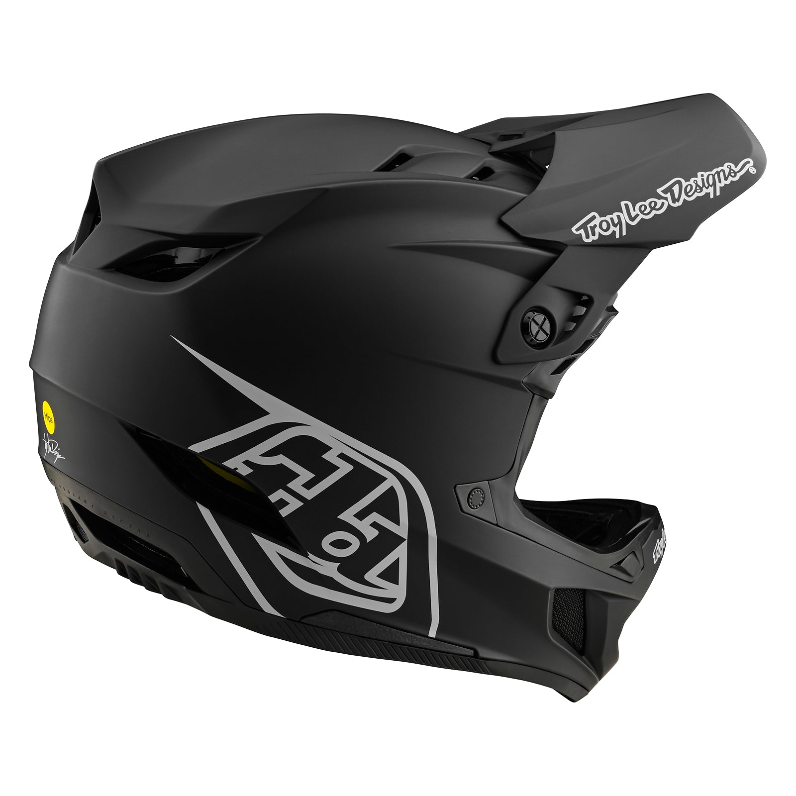 D4 Polyacrylite Helmet Stealth Black - Image 4