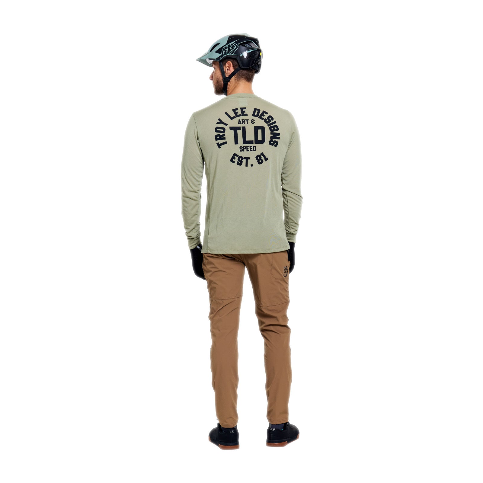 Skyline Ride LS Tee Stamps Sage - Image 11