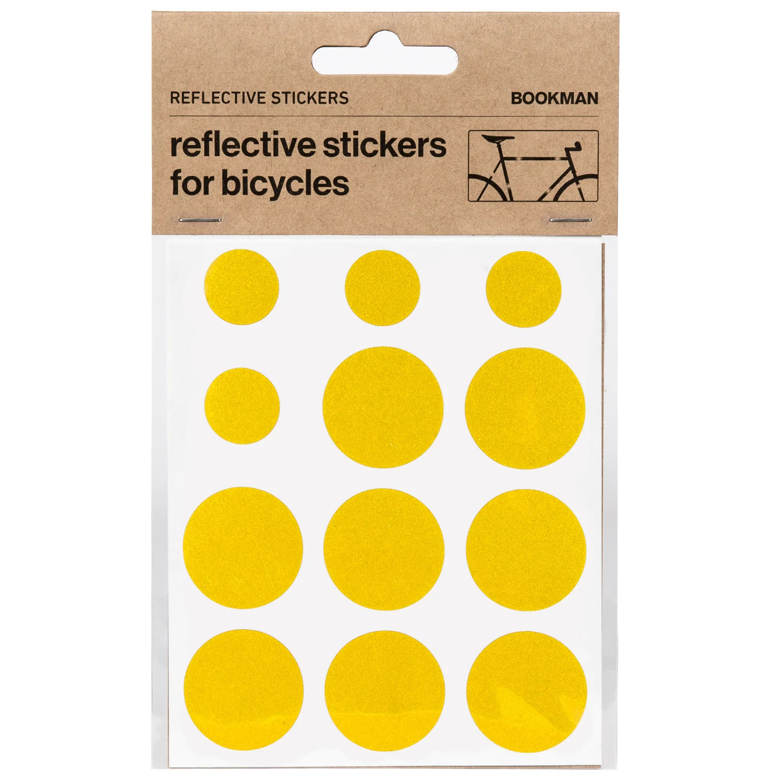 Bookman Visibility Reflective Stickers Dots Yellow Bookman Visibility Reflective Stickers Dots Yellow