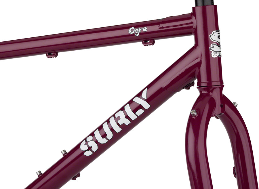 Surly Ogre Frameset - 29" Steel Fermented Plum - Image 2