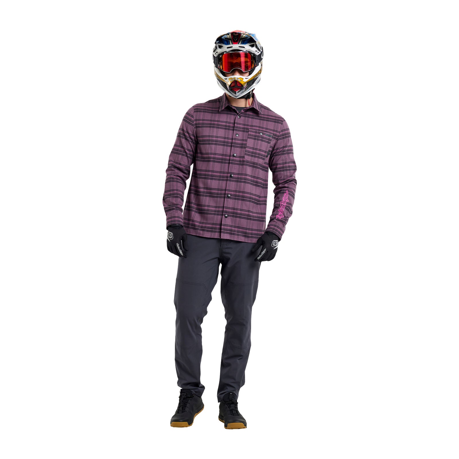 Grind Flannel Yd Plaid Deep Purp - Image 7