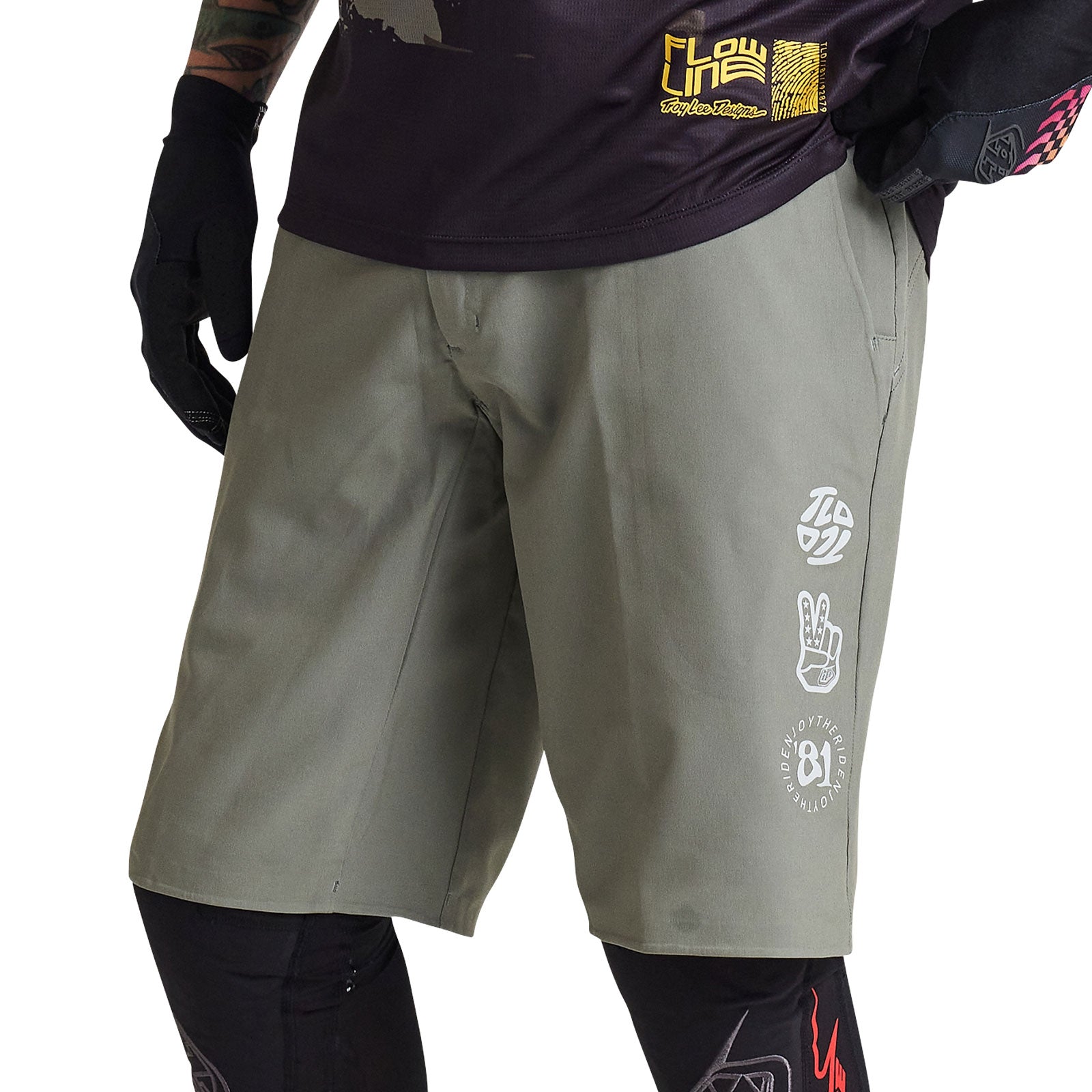 Flowline Superlyte Short Mono Olive - Image 9