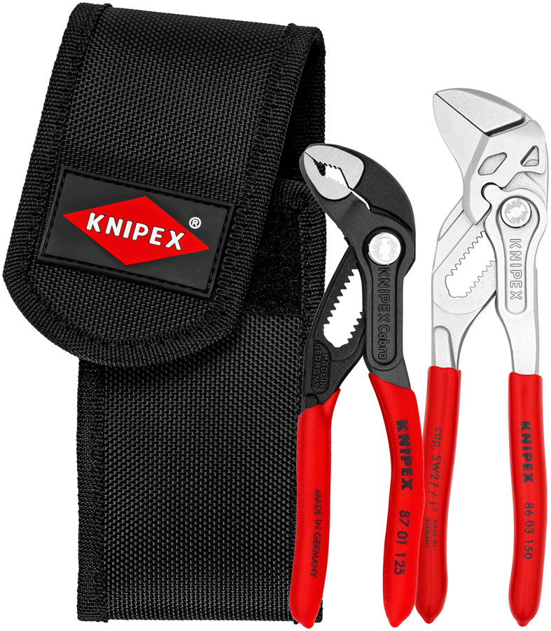 Knipex Mini Pliers Set - Cobra Plier Wrench - 5" 6" Knipex Mini Pliers Set - Cobra Plier Wrench - 5" 6"