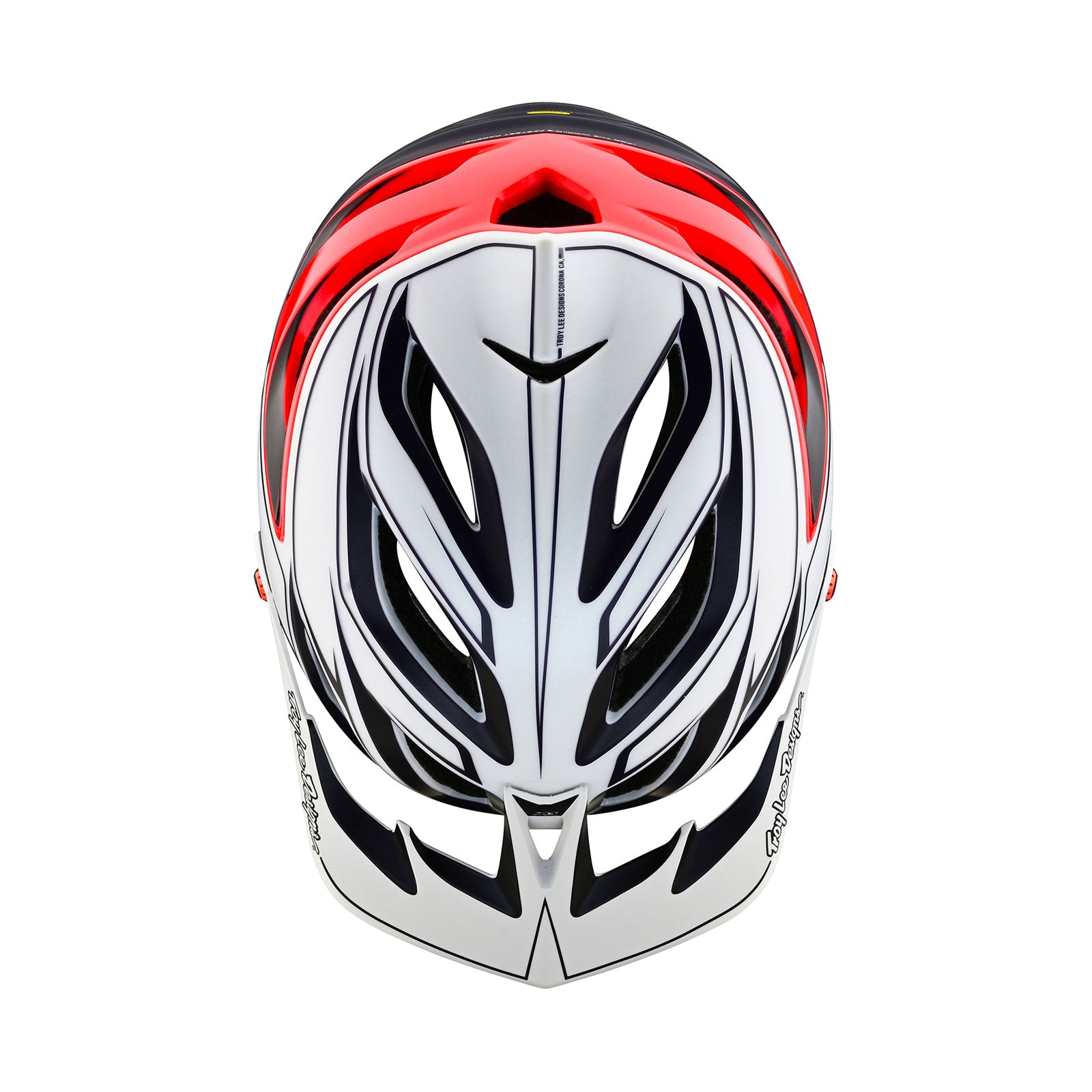 A3 Helmet Pin White / Red - Image 4