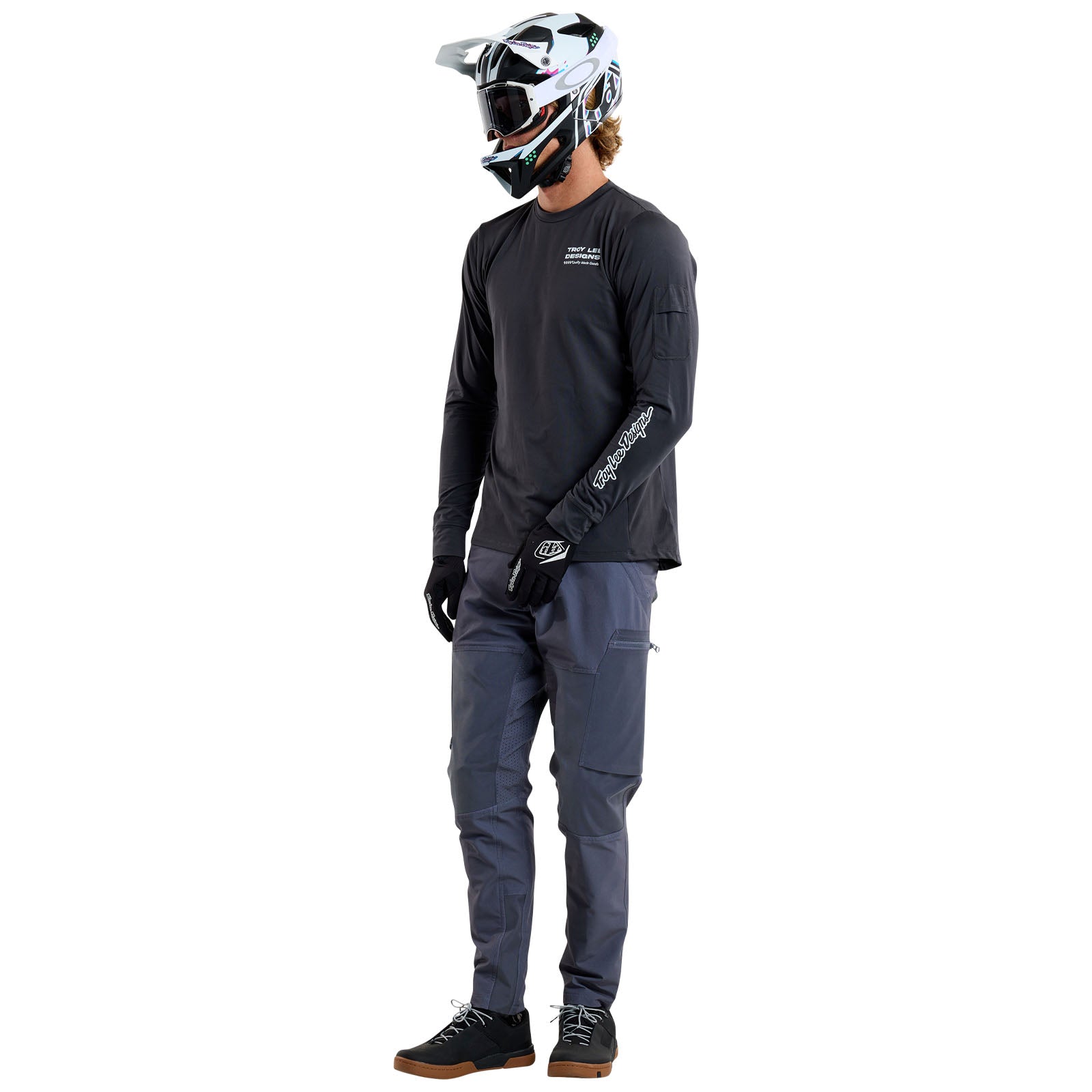 Ruckus Long Sleeve Ride Tee Factory Carbon - Image 7