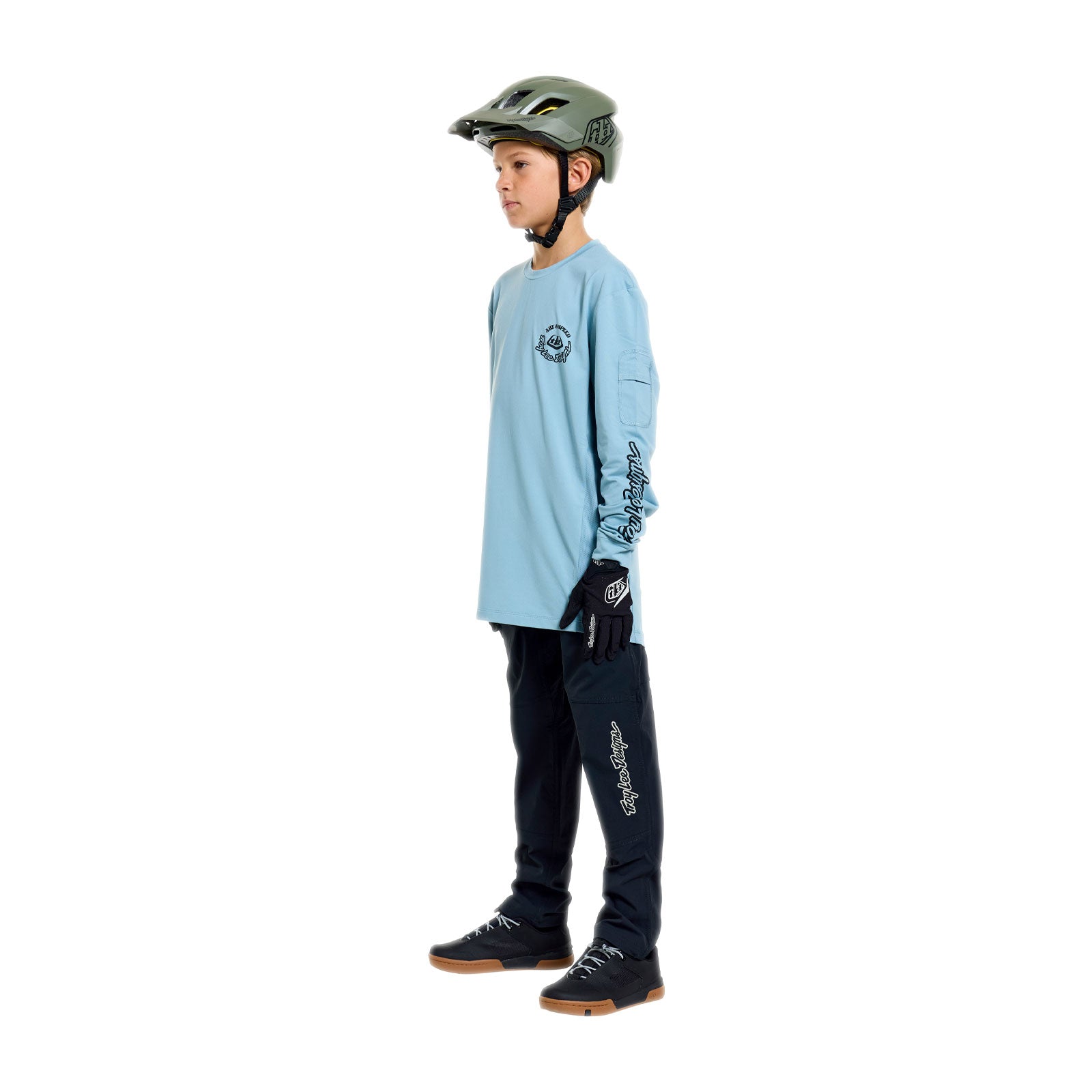 Youth Ruckus Ride LS Tee Carbs Dawn Blue - Image 11