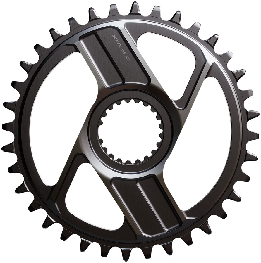 Shimano XTR SM-CRM96 1x Direct Mount Chainring - Dark Gray variant 4