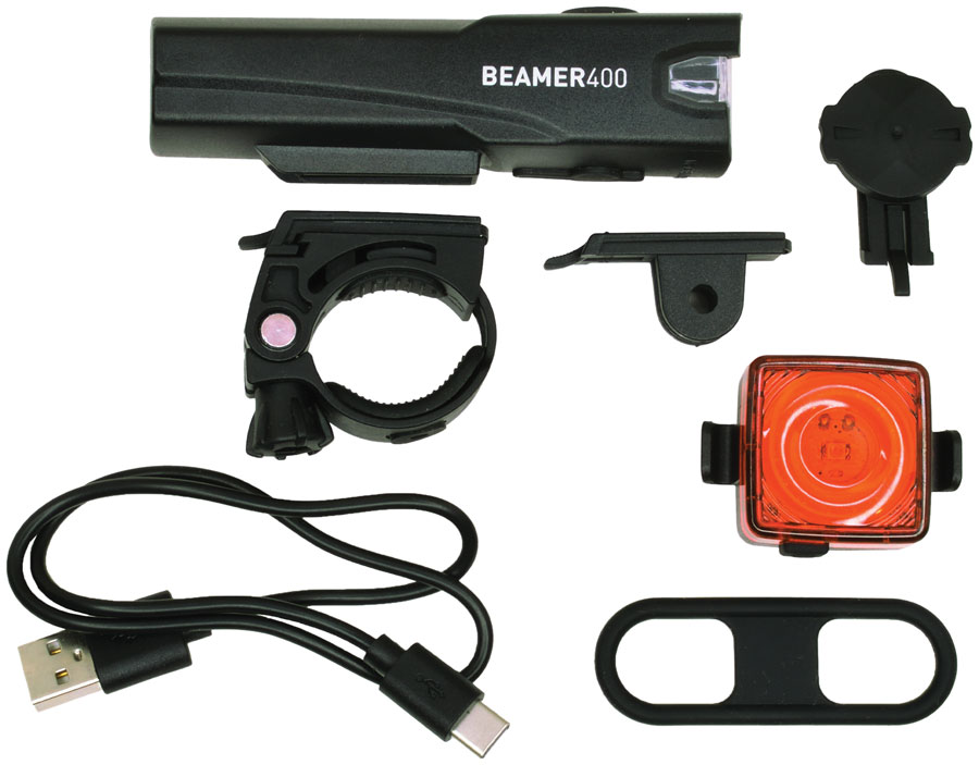 Planet Bike Beamer 400+/Blinky Ultra Headlight/Taillight Set - Image 3
