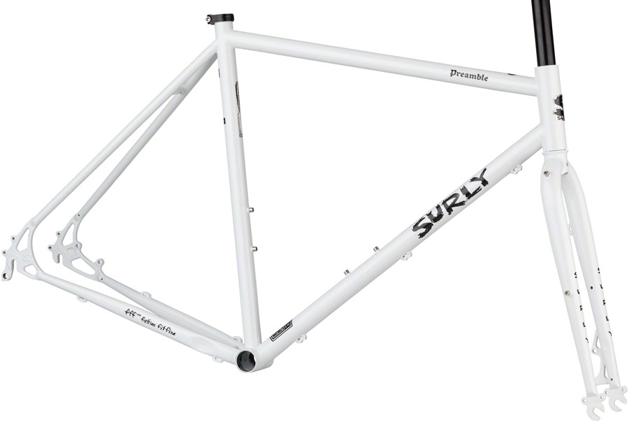 Surly Preamble Frameset - Thorfrost White Surly Preamble Frameset - Thorfrost White