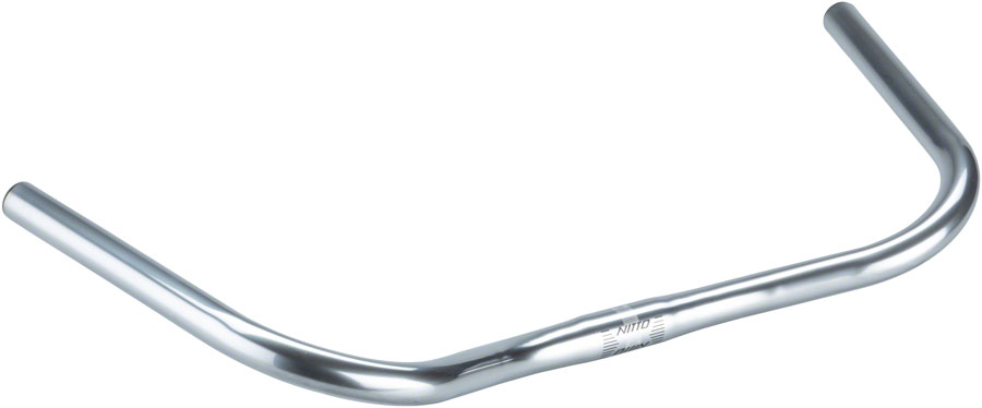 Nitto B352 North Road Handlebar 25.4mm Bar Clamp 60 Degree Bend 60mm Rise 550mm Width Chromoly Silver