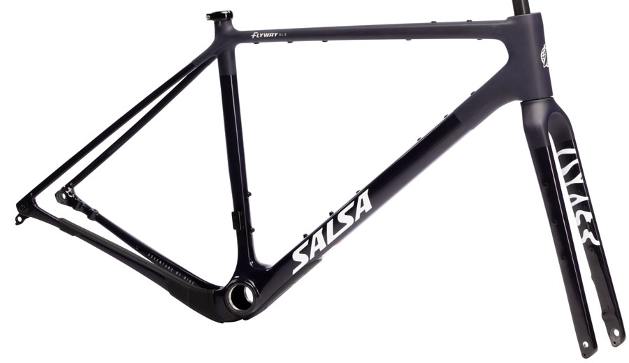 Salsa Flyway C DLX Frameset - 700c Carbon Midnight Salsa Flyway C DLX Frameset - 700c Carbon Midnight