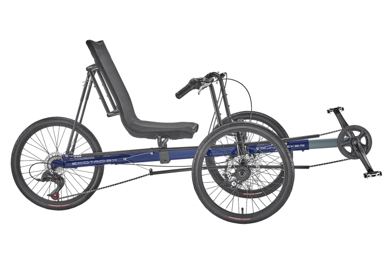 Sun seeker Eco-Tad SX Tadpole Unisex 30-52` X-Seam Navy Blue/Gloss Grey 20` Black 7 Speed Disc Brake