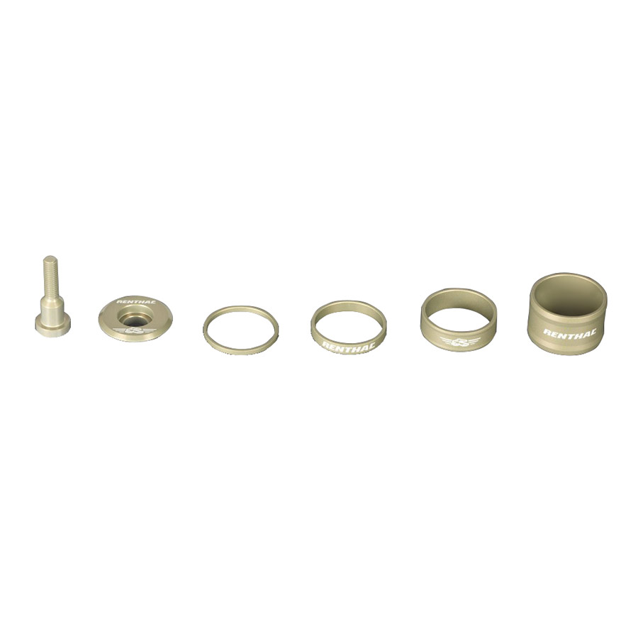 Renthal Top Cap and Spacer Kit 1-1/8'' Gold Kit