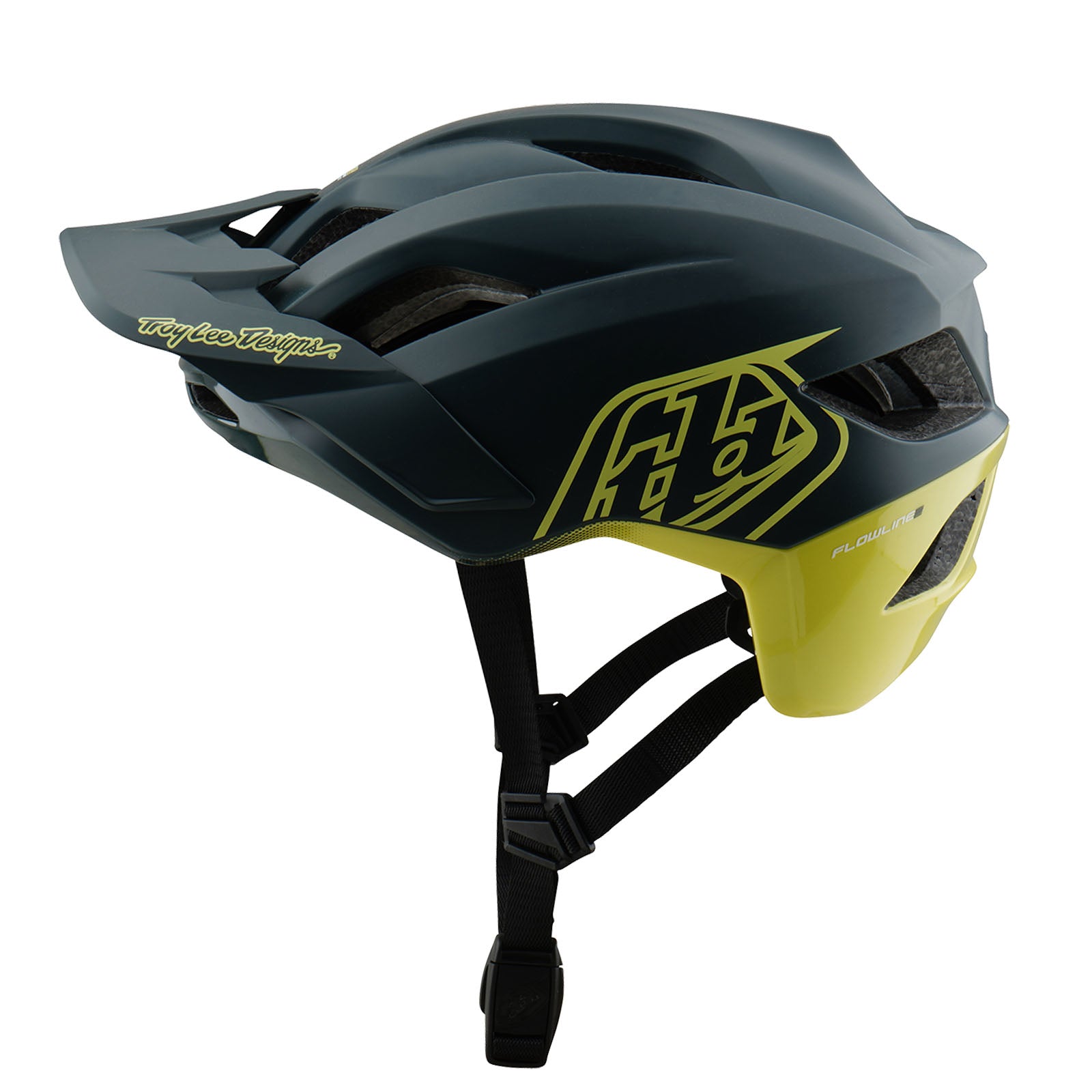 Flowline SE Helmet Badge Gray / Glo Yellow Flowline SE Helmet Badge Gray / Glo Yellow