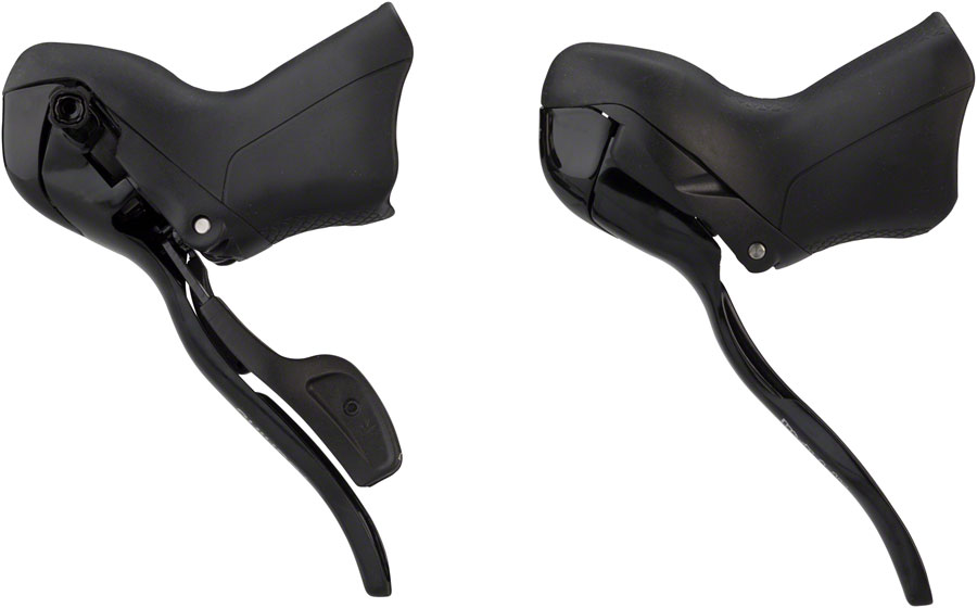 microSHIFT Internal Gear Drop Bar Shifter Set - Black - Image 2