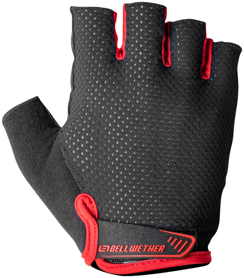 Bellwether Gel Supreme Gloves - Red Short Finger Men's Large
