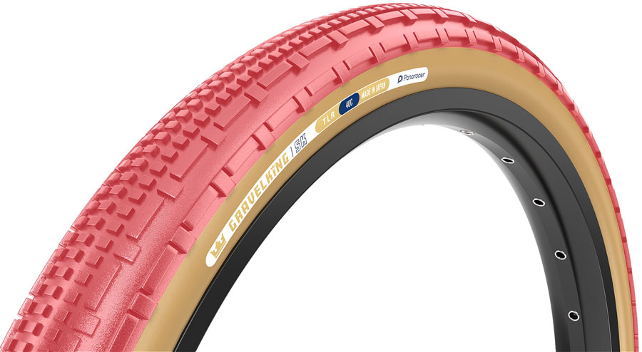 Panaracer GravelKing SK Tire - 700 x 45 Clincher Folding  Sakura/Brown