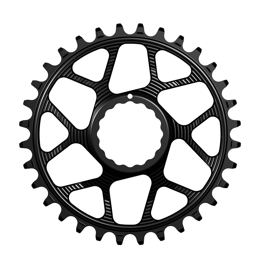 Works Components RF Cinch Chainring - Speed: 11/12 BCD: Direct Mount Cinch Front 7075-T6 Aluminum Black variant 2