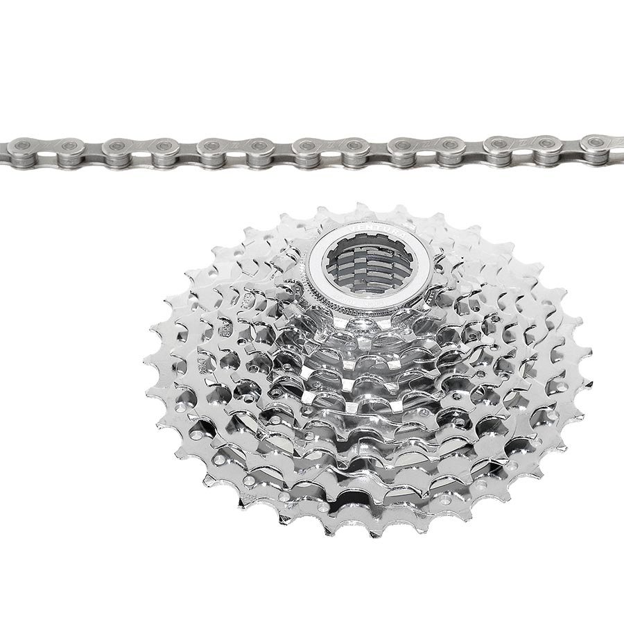 Ventura 9 Speed Chain & Cassette Set 11-32T Ventura 9 Speed Chain & Cassette Set 11-32T