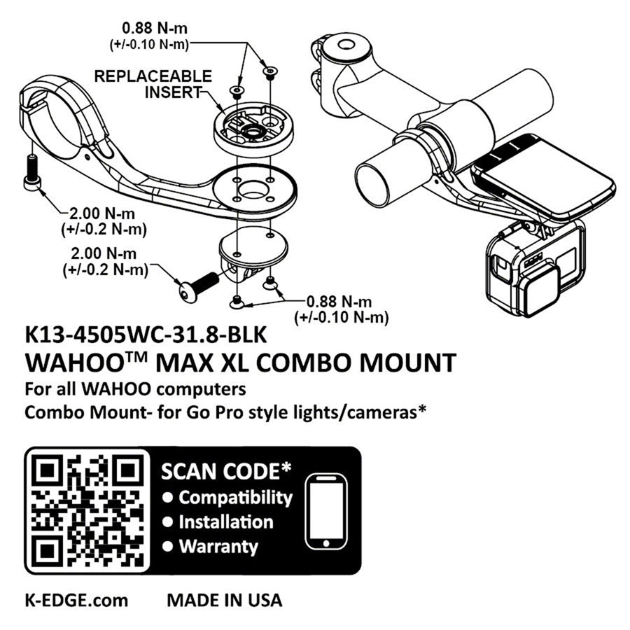 K-Edge Wahoo Max XL Combo Mount - Image 2