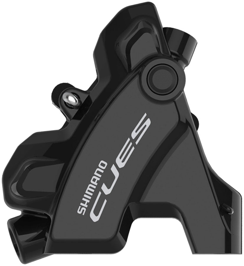 Shimano CUES BR-U6030R Hydraulic Disc Brake Caliper - Rear Flat Mount W/Fixing Bolt 25mm Mount Resin Pad
