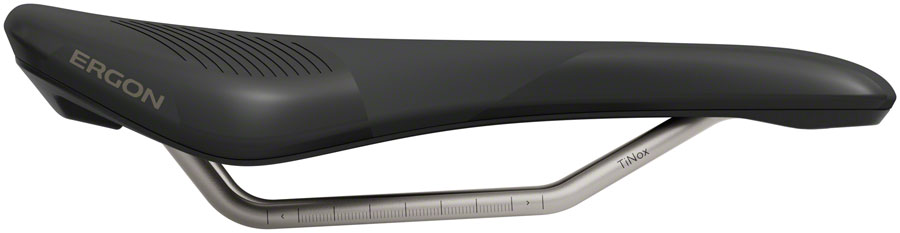 Ergon SR Allroad Comp Saddle - TiNox SL, Black, Men's - Image 6