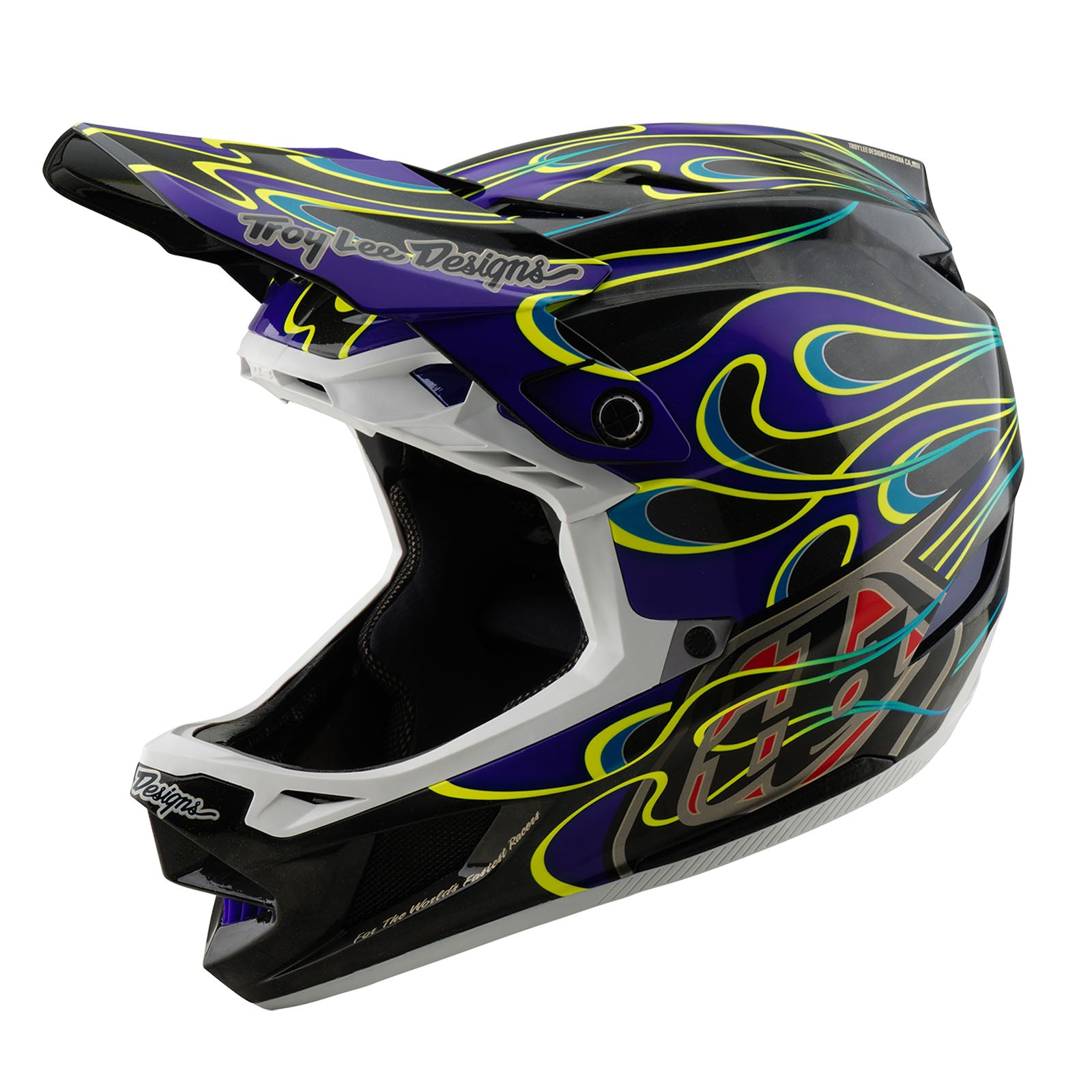 D4 Carbon Helmet Torched Black / Purple - Image 7
