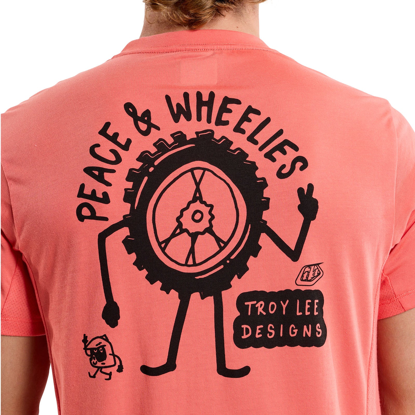 Skyline Short Sleeve Ride Tee P&W Melon - Image 15