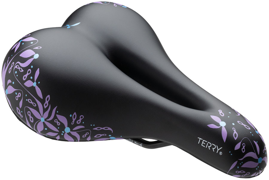 Terry Cite X Gel Saddle - Steel Chain Blossom Blue Terry Cite X Gel Saddle - Steel Chain Blossom Blue