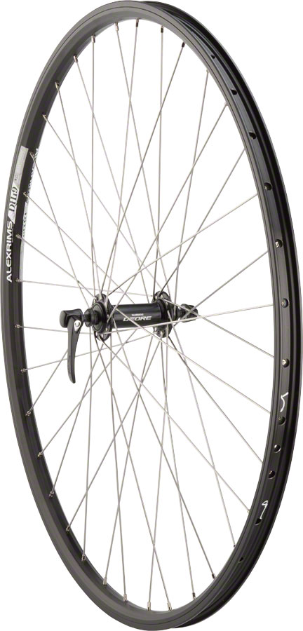 Quality Wheels Deore/DH19 Front Wheel - QR x 100mm, Rim Brake, Black, Clincher, 36H variant 2