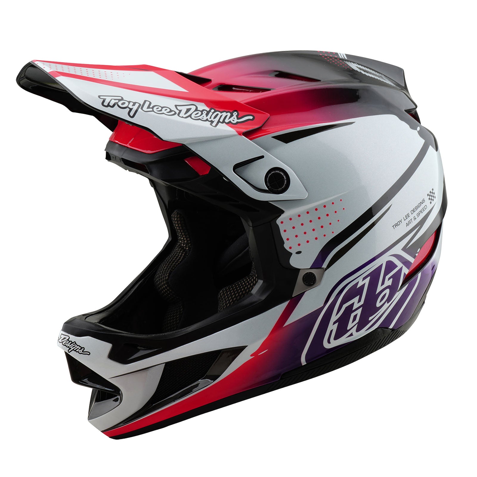 D4 Carbon Helmet Drip White - Image 7