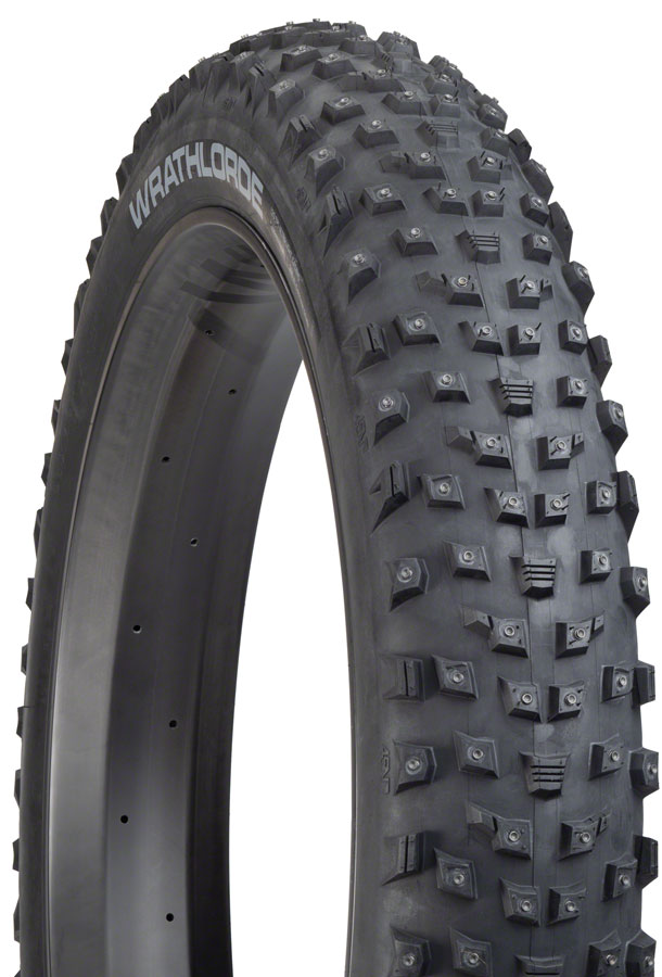 45NRTH Wrathlorde Studded Tire - Tubeless, Folding, Black, 120 TPI, 300 XL Concave Studs - Image 6