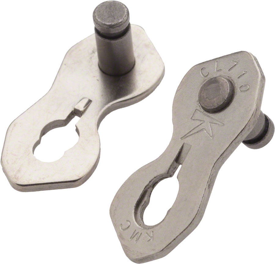 KMC MissingLink-KOOL CL710 Connector - Single Speed 1/2" x 1/8" Silver Individual