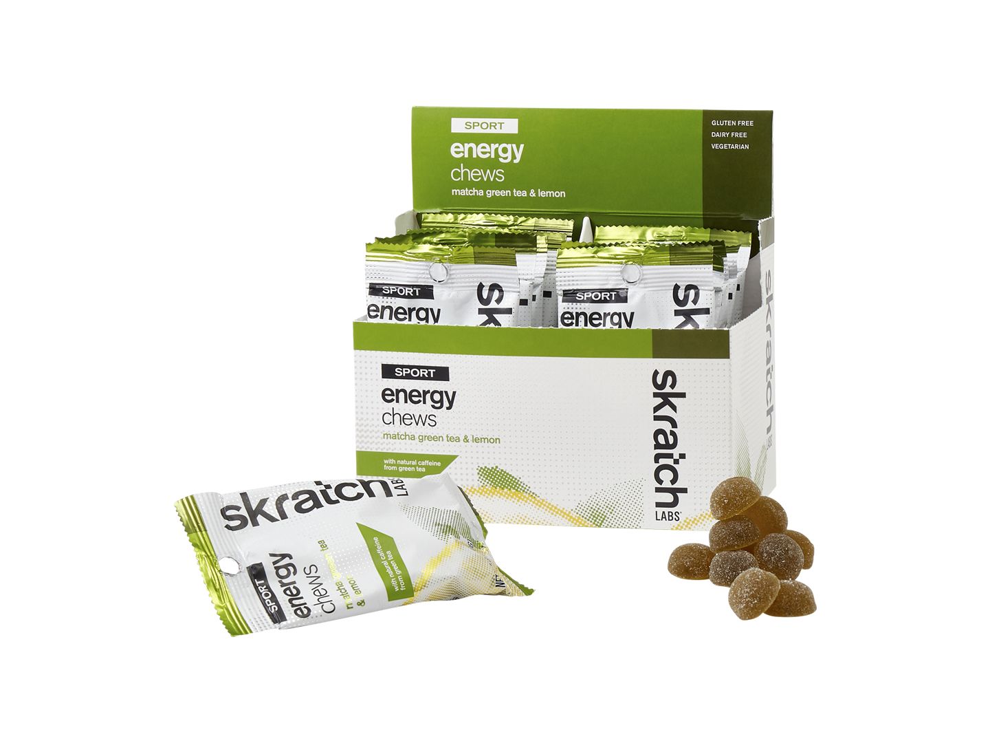 Supplement Skratch Energy Chews Matcha Tea & Lemon 10/Pack