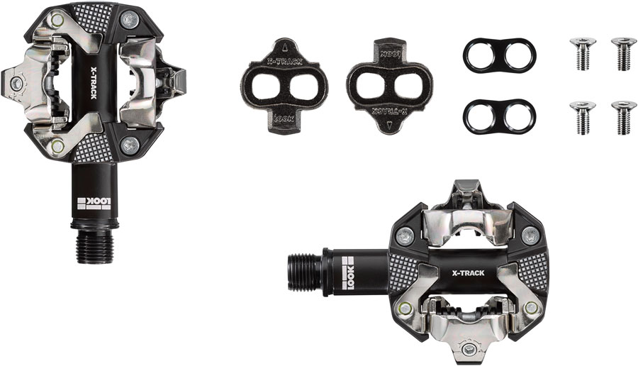 LOOK X-TRACK Pedals - Dual Sided Clipless, Chromoly, 9/16" - Image 3