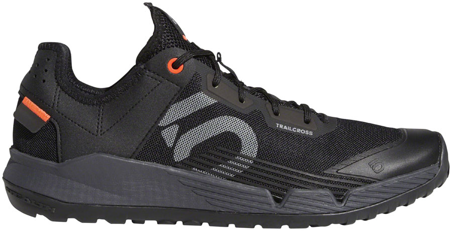 Five Ten Trailcross LT Flat Shoes - Men's, Core Black / Gray Two / Solar Red - Image 2