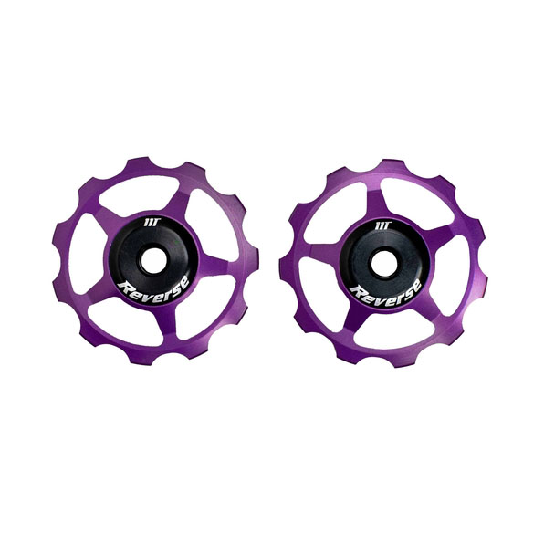 Reverse Aluminum Pulley Set For Colab Chain Tensioner Purple Reverse Aluminum Pulley Set For Colab Chain Tensioner Purple