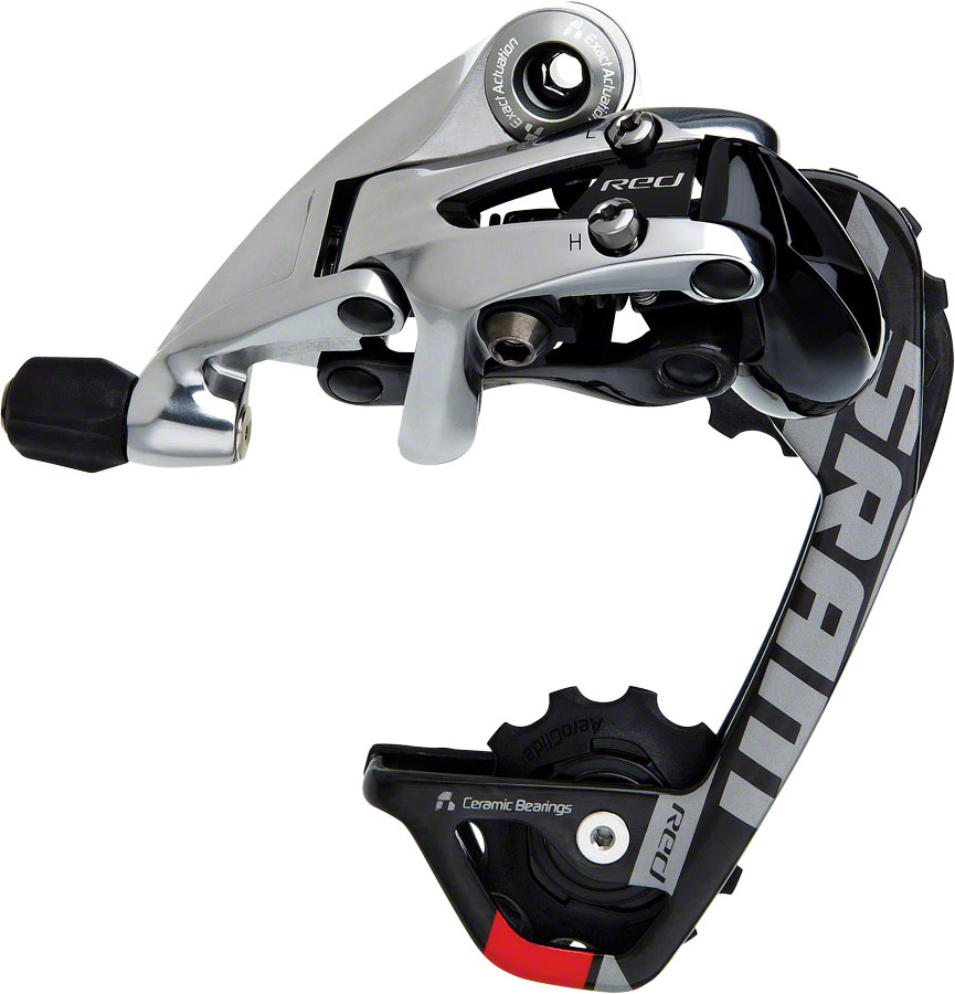 SRAM Red WiFli Rear Derailleur - 10 Speed, Black/Silver variant 2