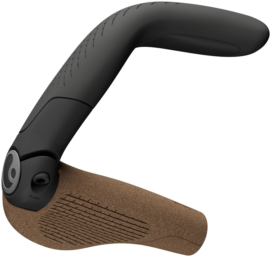 Ergon GP5 Evo BioKork Grips - Lock-On Black/Tan - Image 6