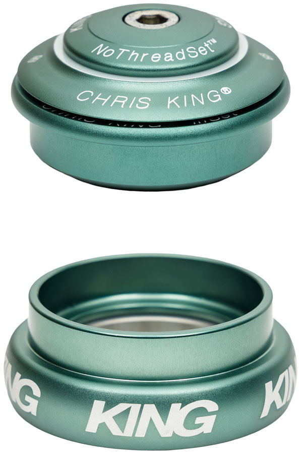 Chris King InSet i8 Headset - 1-1/8 - 1-1/4" 44/44mm Matte Jade