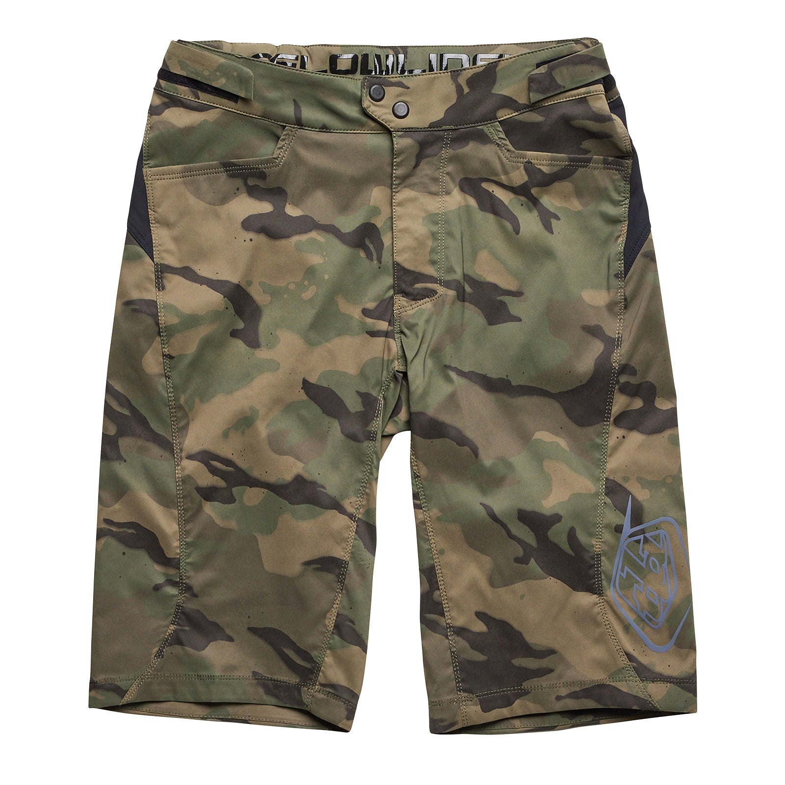 Youth Flowline Short No Liner Spray Camo Army Youth Flowline Short No Liner Spray Camo Army