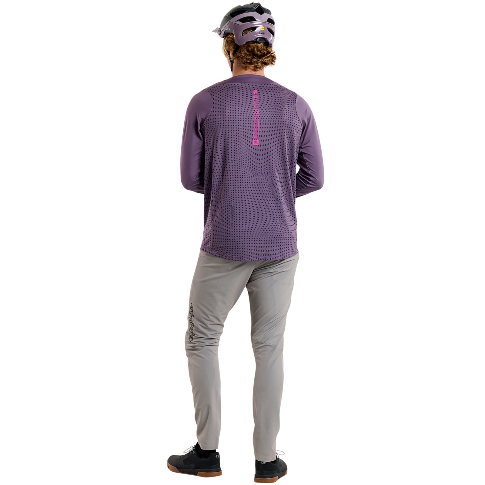 Skyline Long Sleeve Jersey Radioscape Deep Purp - Image 10