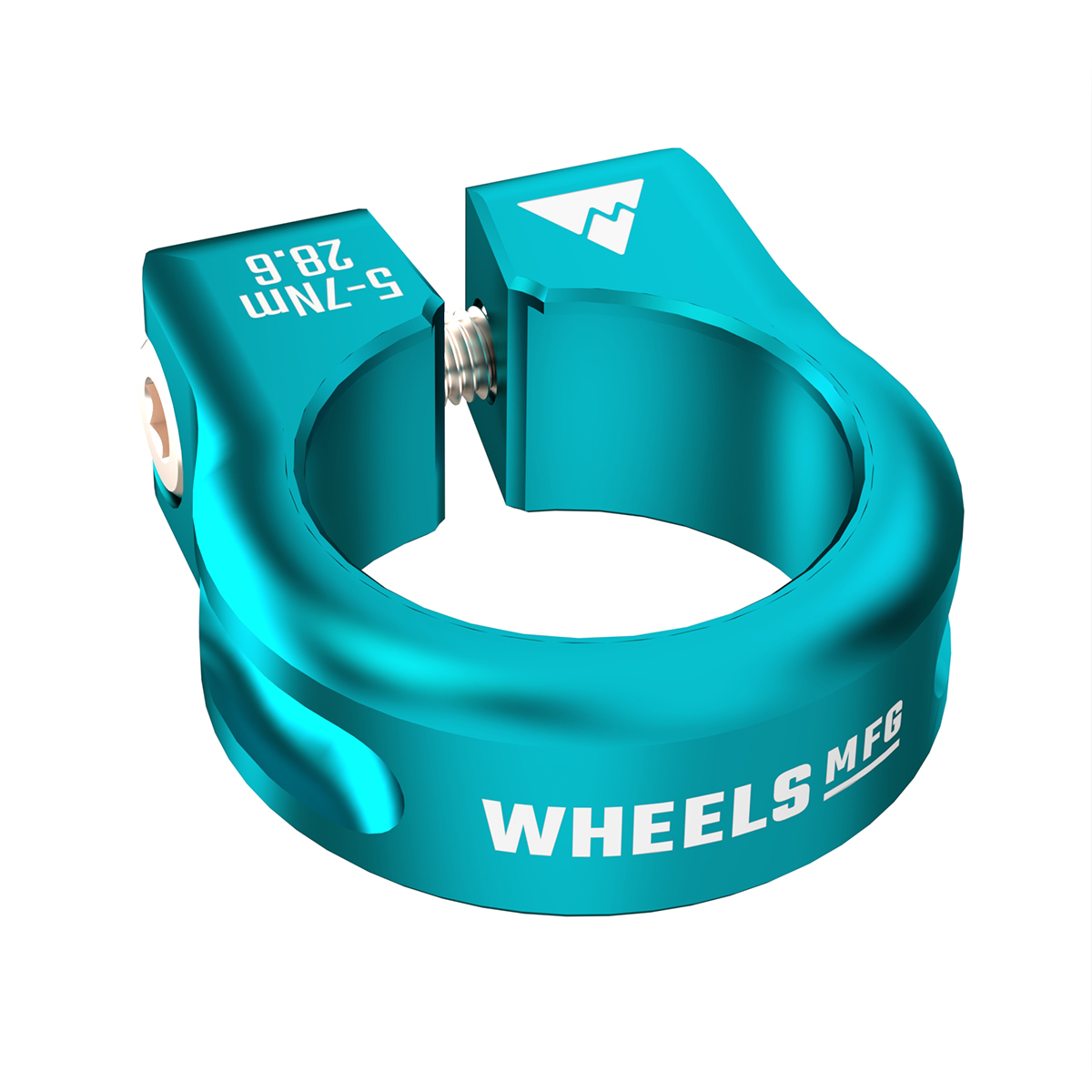 Wheels Mfg Bolt-On Seatpost Collar 29.8mm Teal