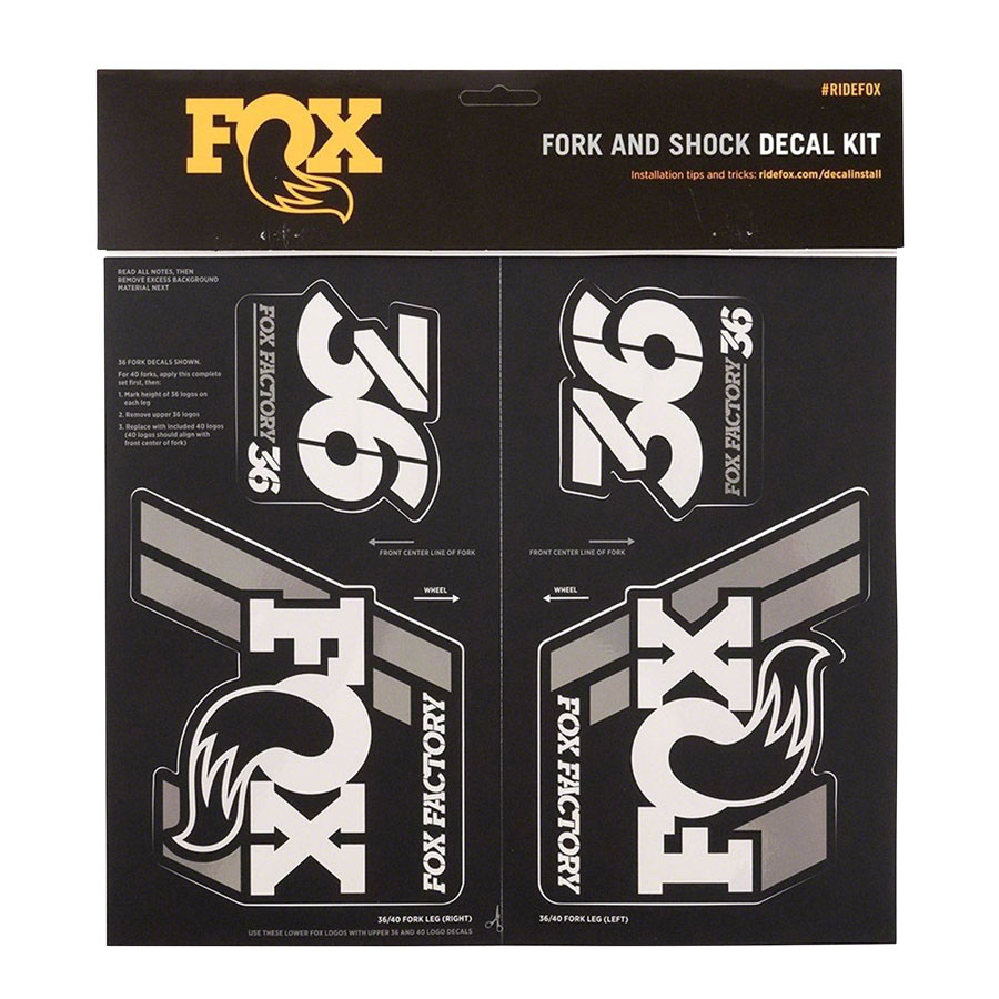Fox Shox Heritage Decal Kit - Image 9