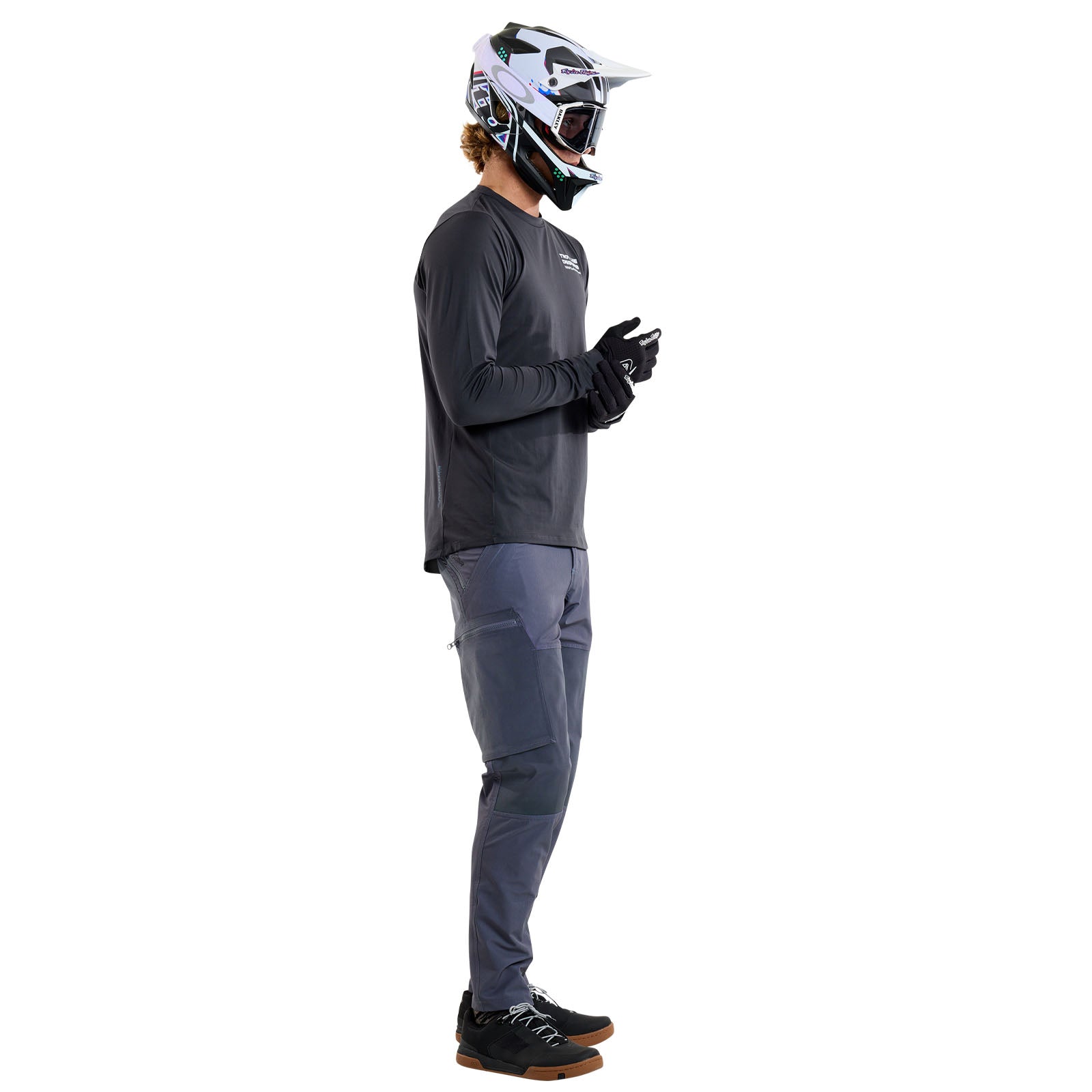 Ruckus Long Sleeve Ride Tee Factory Carbon - Image 8