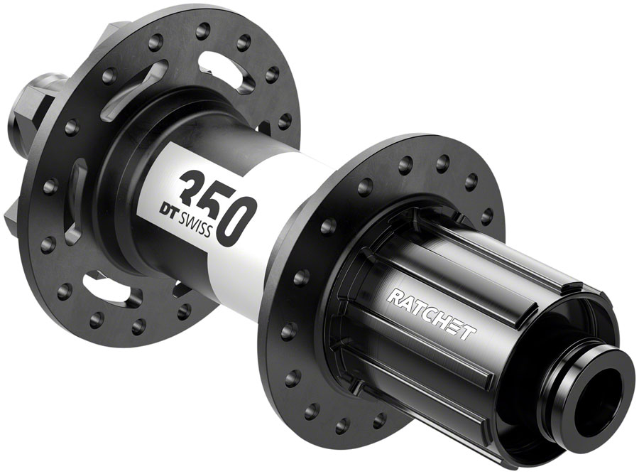 DT Swiss 350 Rear Hub - 12 x 150mm 6-Bolt HG11 MTN Black 32H 36pt