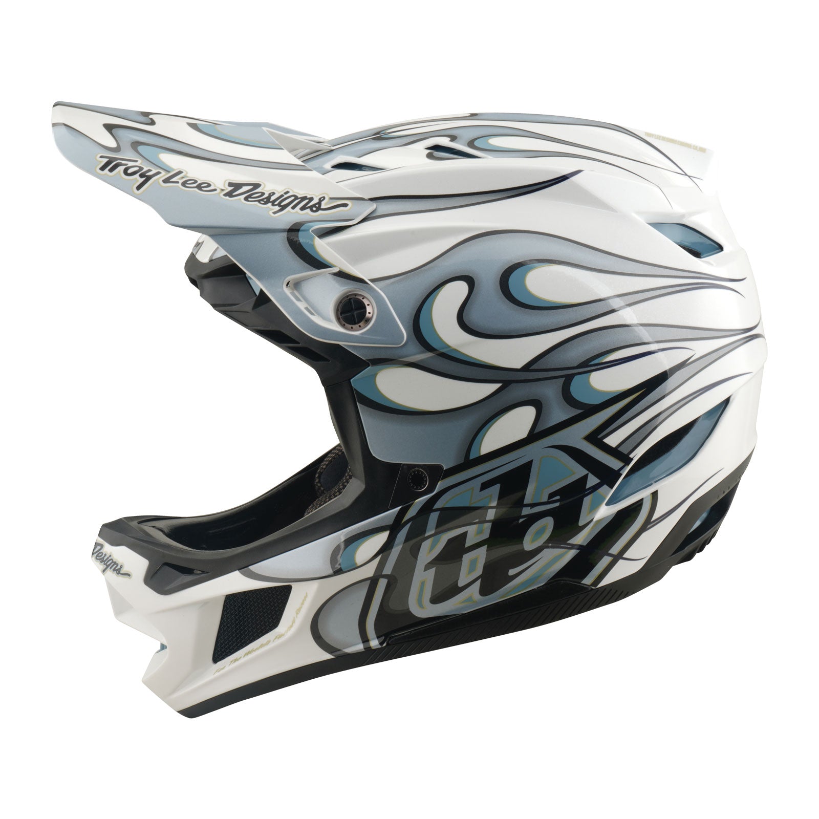 D4 Composite Helmet Torched White / Silver D4 Composite Helmet Torched White / Silver
