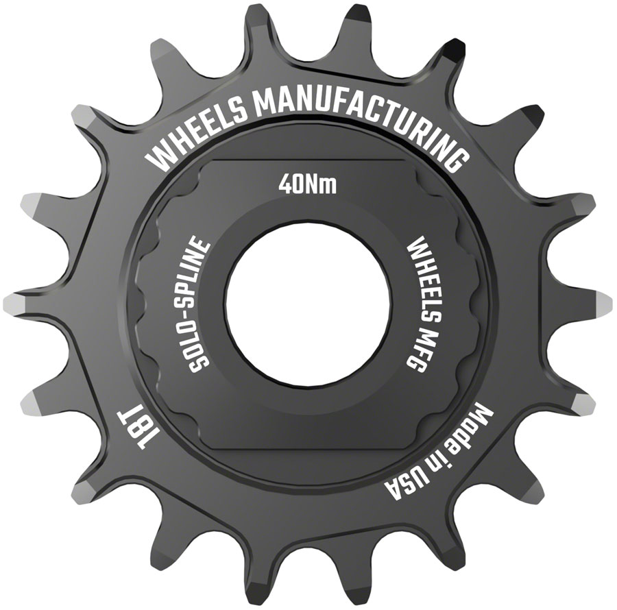 Wheels Manufacturing SOLO-SPLINE Micro Spline Single Speed Conversion Kit - 18t For Shimano Micro Spline Hub Bodies - Image 3